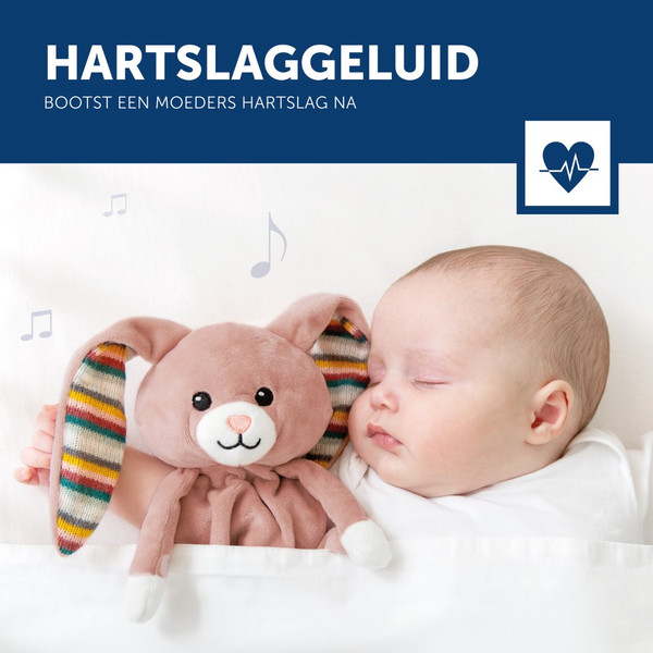 Zazu Becky het Konijn Heartbeat Knuffeldoekje ZA-BECKY-01