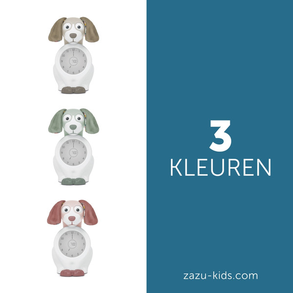 Zazu Davy the Dog Roze Slaaptrainer en Kinderwekker ZA-DAVY-03