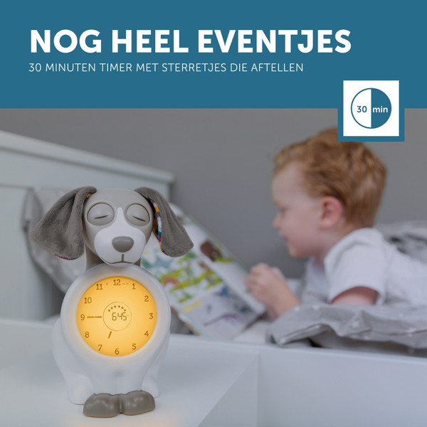 Zazu Davy the Dog Roze Slaaptrainer en Kinderwekker ZA-DAVY-03