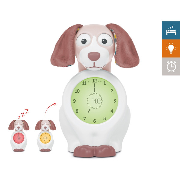 Zazu Davy the Dog Roze Slaaptrainer en Kinderwekker ZA-DAVY-03