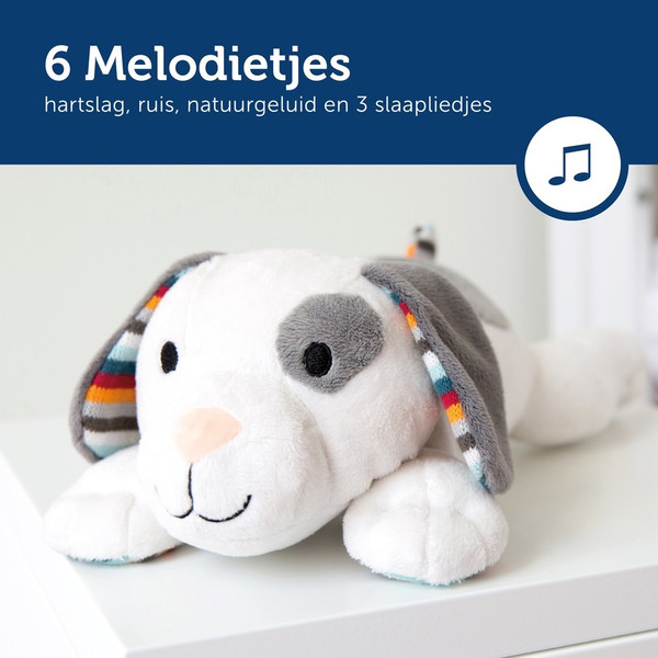 Zazu Dex De Hond Heartbeat Knuffel Met Geluid Za-Dex-01