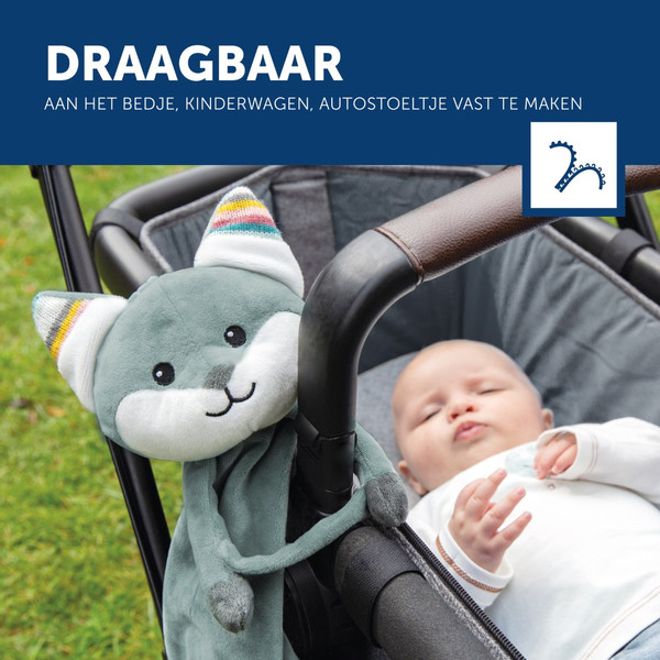Zazu Felix de Vos Heartbeat Knuffeldoekje ZA-FELIX-01