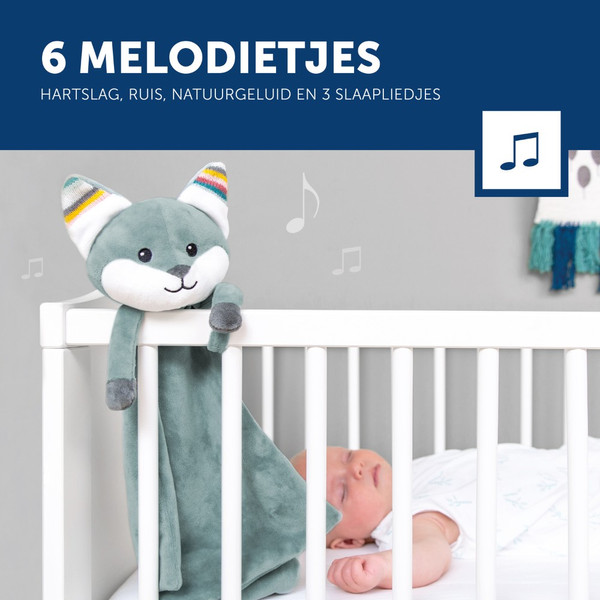 Zazu Felix de Vos Heartbeat Knuffeldoekje ZA-FELIX-01