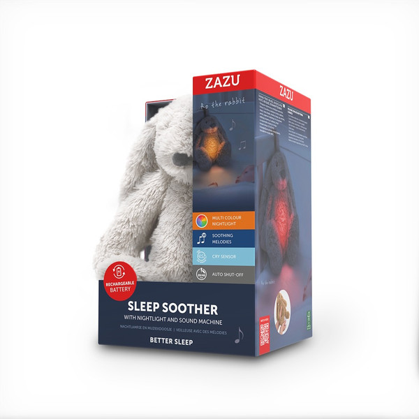 Zazu Ro het Konijn White Knuffel met Nachtlampje ZA-RO-03