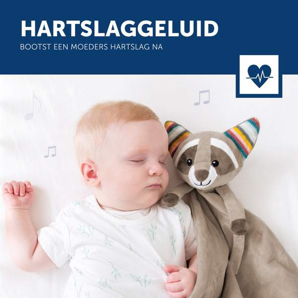 Zazu Robin de Wasbeer Heartbeat Knuffeldoekje ZA-ROBIN-01