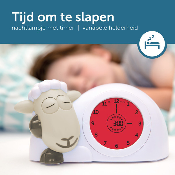 Zazu Sam Schaap Taupe Kinderwekker en Slaaptrainer