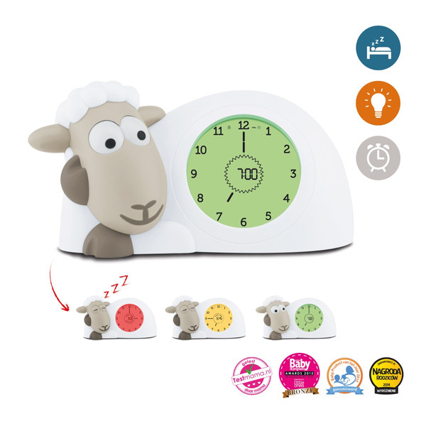 Zazu Sam Schaap Taupe Kinderwekker en Slaaptrainer