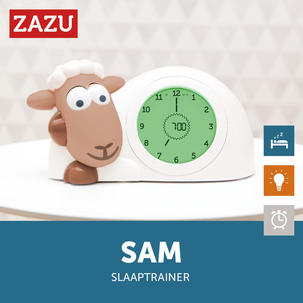 Zazu Sam Slaaptrainer Schaap Bruin Kinderwekker ZA-SAM-10