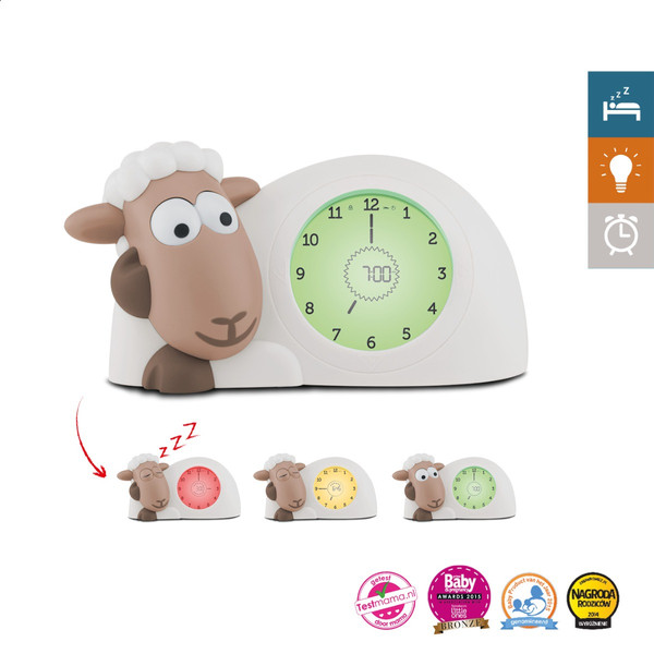 Zazu Sam Slaaptrainer Schaap Bruin Kinderwekker ZA-SAM-10