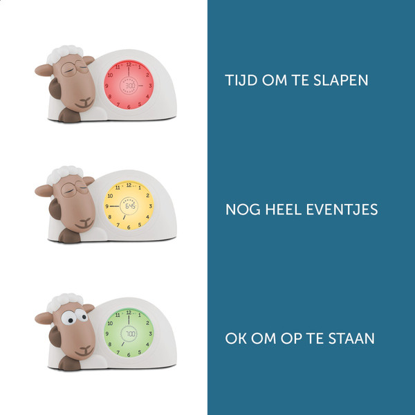 Zazu Sam Slaaptrainer Schaap Bruin Kinderwekker ZA-SAM-10
