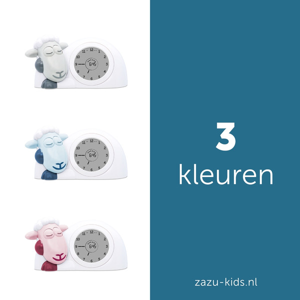 Zazu Sam Slaaptrainer Schaap Blauw Kinderwekker ZA-SAM-2