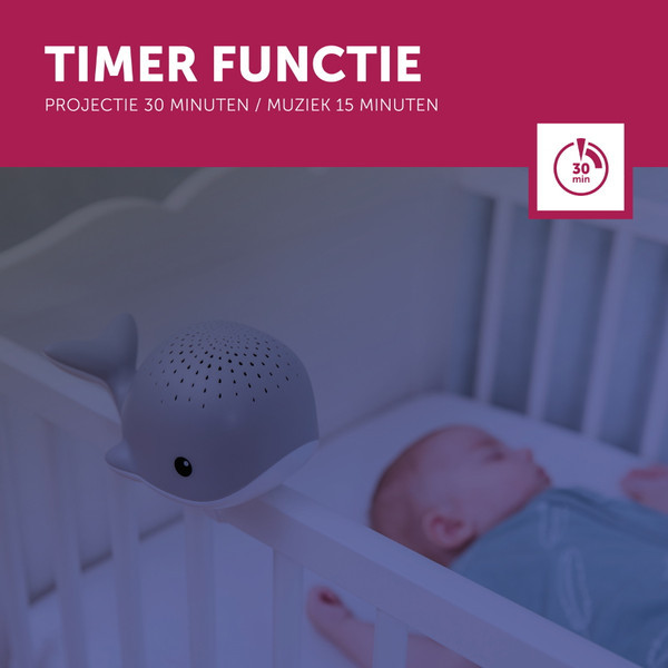 Zazu Wally Roze Muzikale Babyprojector ZA-WALLY-03