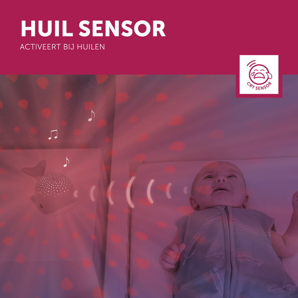 Zazu Wally Roze Muzikale Babyprojector ZA-WALLY-03