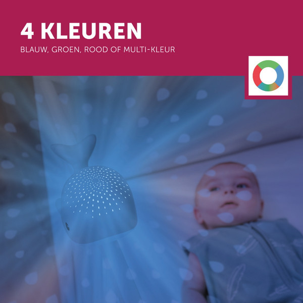 Zazu Wally Roze Muzikale Babyprojector ZA-WALLY-03