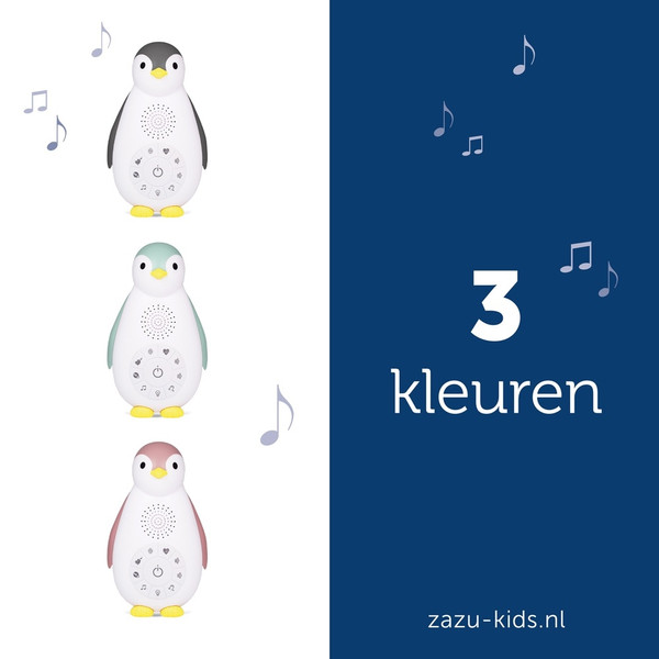 Zazu Zoe de Pinguin Roze 3 in 1 Muziekdoosje ZA-ZOE-03