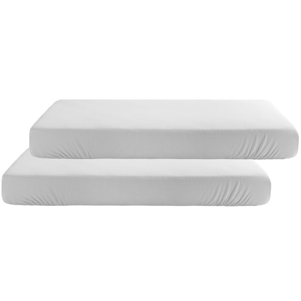 ZZZOO Airgosafe 60 x 120 cm Wit Ledikant Hoeslaken Duopack MB206-60120 DUO