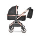 Lorelli Reya Black 3-in-1 Kinderwagen incl. Autostoel 1002195-2401