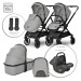 Lorelli Reya Grey 3-in-1 Kinderwagen incl. Autostoel 1002195-2406