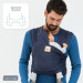 Babylonia Tricot-Slen Cool Navy Blauw Draagdoek BDDTSC945