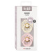 Bibs Boheme Ivory/Blossom 0-6 mnd 2 Stuks Fopspeen 230107