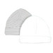 Petit Villain Extra Soft Maat 50/56 Grijs gestreepte/Witte Mutsjes 2 Stuks