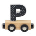 Tryco Houten Gekleurde Lettertrein - Letter P TR-353035