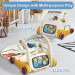 Eco Toys Geel 3-in-1 Speelkleed en Loopwagen HC623155