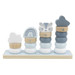 Label Label Blauw Houten Stapelringen LLWT-25279