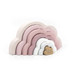 Label Label Cloud Roze Houten Regenboog Puzzel LLWT-25286