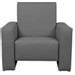 MamaLoes Jamie Grijs Leren Kinderfauteuil ML040708