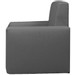 MamaLoes Jamie Grijs Leren Kinderfauteuil ML040708