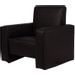 MamaLoes Jamie Zwart Leren Kinderfauteuil ML040707