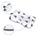 Sevibaby Cozy Triangle Grey Baby Badkussen 69-141
