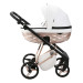 Adamex Quantum Star White/Bronze 2-in-1 Kinderwagen 106-K-ECO