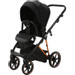 Adamex Belissa Special Edition Black/Rose 2-in-1 Kinderwagen PS-571