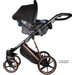 Adamex Belissa Special Edition Black/Rose 2-in-1 Kinderwagen PS-571
