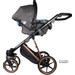 Adamex Belissa Special Edition Grey/Rose 2-in-1 Kinderwagen PS-596