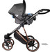 Adamex Belissa Grey/Rose 40-87 cm i-Size Autostoel PS-596