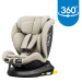 Ding Aiden Sand 40-150 cm 360° i-Size Autostoel - Set van 2