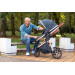 Cangaroo Alma Light Grey Silver 3-in-1 Combi Kinderwagen incl. i-Size Autostoel