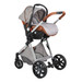 Cangaroo Alma Light Grey Silver 3-in-1 Combi Kinderwagen incl. i-Size Autostoel