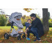 Cangaroo Alma Light Grey Silver 3-in-1 Combi Kinderwagen incl. i-Size Autostoel