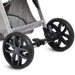 Cangaroo Alma Light Grey Silver 3-in-1 Combi Kinderwagen incl. i-Size Autostoel