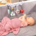 Baby Ono Bamboo Knitted Hearts Roze 75x100 cm Wiegdeken 1478/01