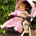 Baby Ono Bamboo Knitted Hearts Roze 75x100 cm Wiegdeken 1478/01