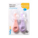 Baby Ono Oranje/Paars 2 Stuks Siliconen Lepels 784/01