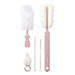 Baby Ono Roze Fles & Speen Borstel Set