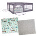 Babygo Grey XL Ballenbak met Bodemmatras 7702