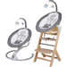 Babygo Homey Light Grey/Nature Babyschommel en Kinderstoel Set 19021