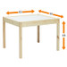 BabyGo Houten Kindertafel met 2 Stoeltjes 9251